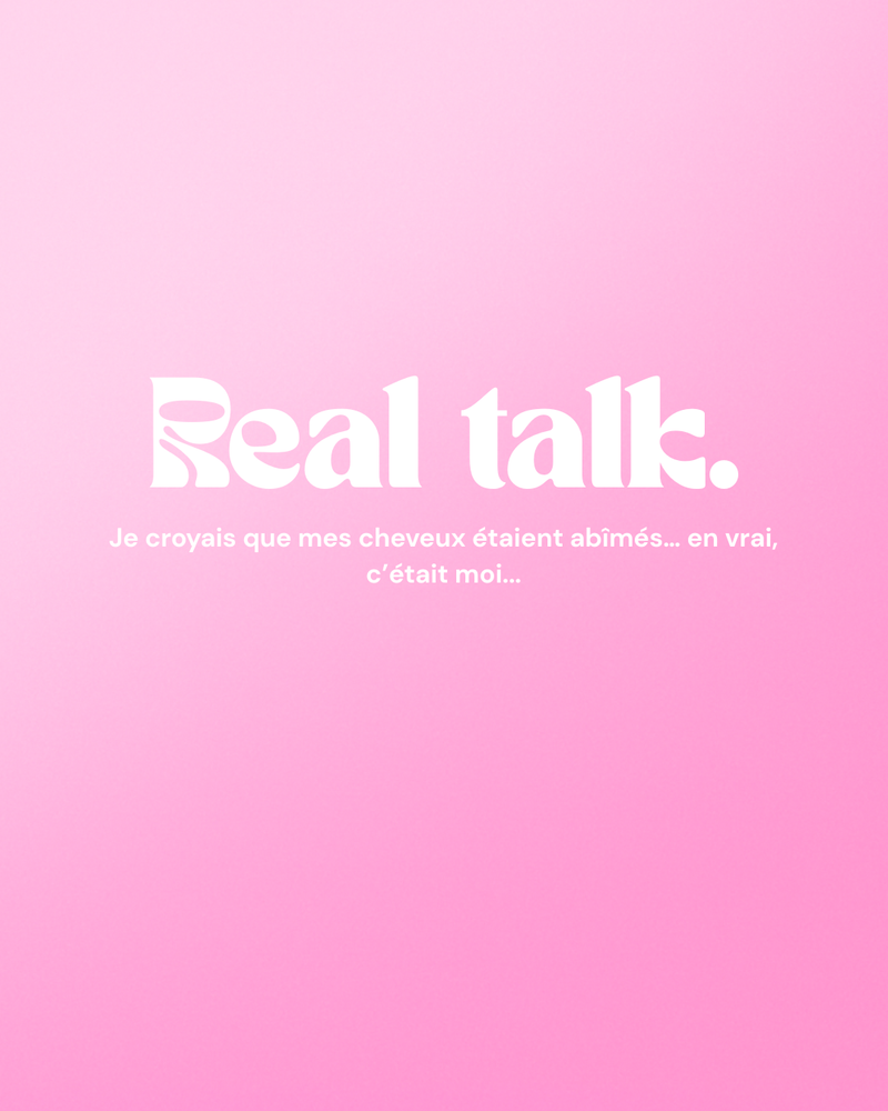 Real talk : derrière mes cheveux abîmés